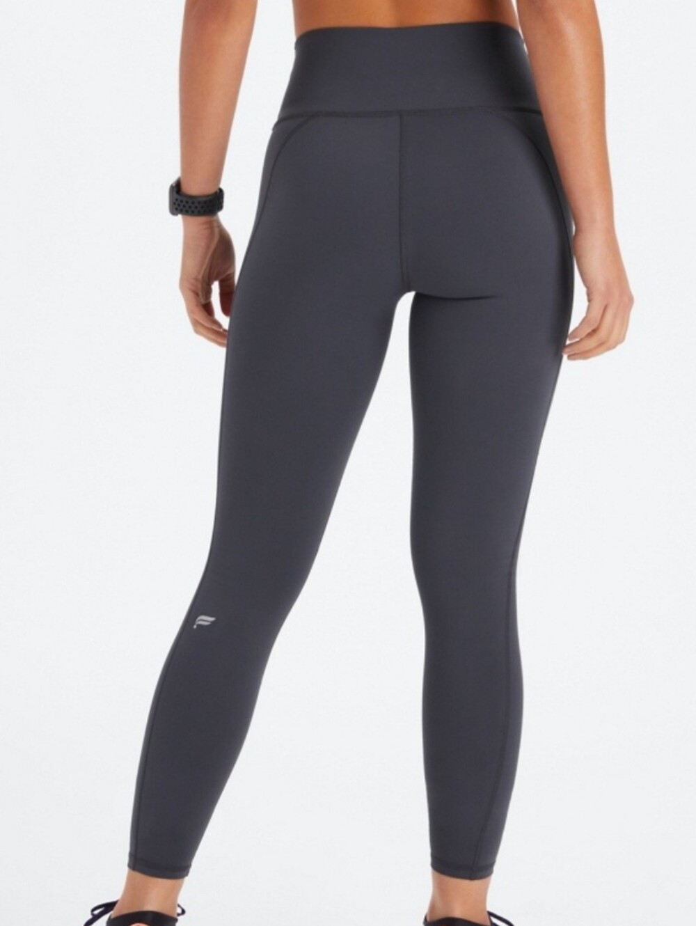 Fabletics On-the-go Power Hold High-Waist Leggings - Charcoal Gray